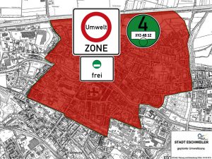Umweltzone Eschweiler, Grüne Plakette