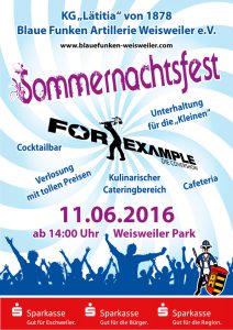 Sommernachtsfest Weisweiler 2016